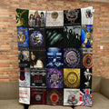 Whitesnake Sherpa Blanket A Legendary Hard Rock Album Collage for True Fans