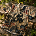 Abraham Lincoln 250 Years of Independence Hawaiian Shirt Patriotic Freedom Celebration AOP Shirt 1776–2026