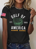 Alligator Alcatraz T-Shirt Gulf Of America EST 2025 Trump Alligator Alcatraz Shirts For Sale - Otakuforge