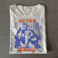 Never Lonely Cat Lady T-Shirt Best Cat Lovers Owners Gifts For Her - Otakuforge