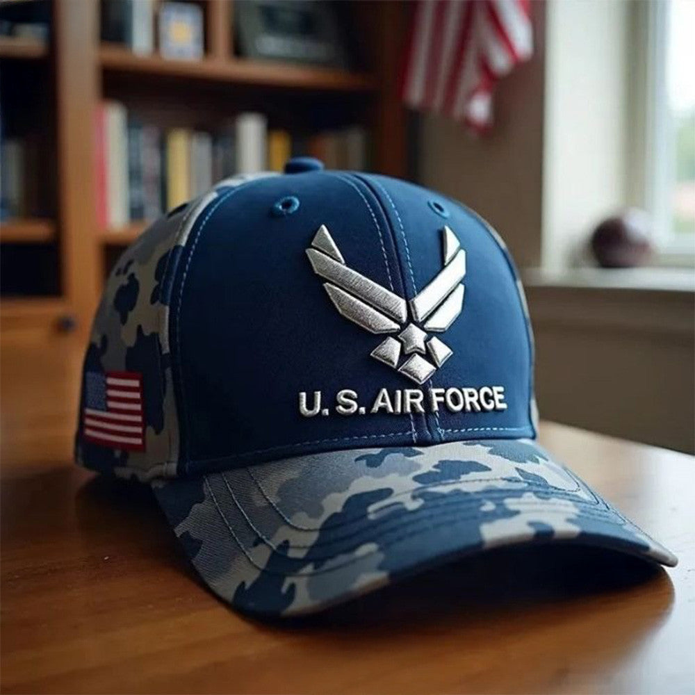 250th Anniversary United States Air Force Camo Hat Veteran Military Cap Air Force Gifts - Otakuforge