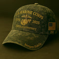 U.S Marine Corps 250th Anniversary Eagle Honor Cap Gift For Veteran Husband - Otakuforge