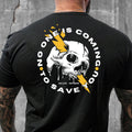 Skull No One Is Coming To Save You T-Shirt Men's Cool Statements Clothing Unique Gifts - Otakuforge