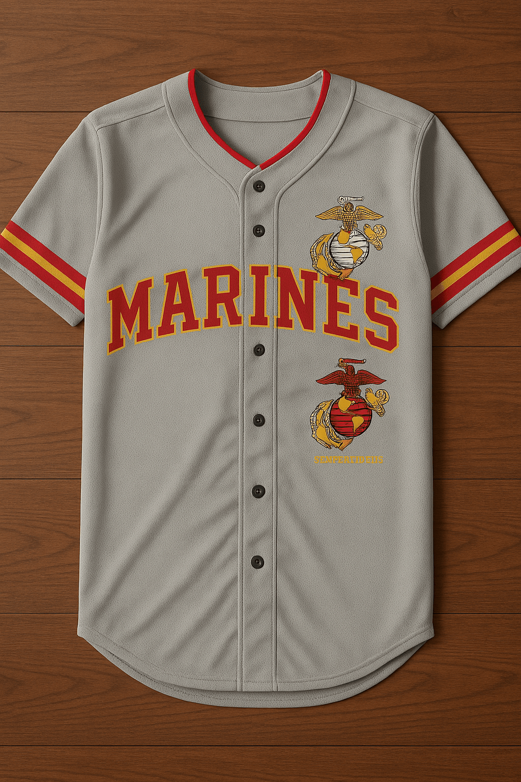 USMC Marines 250th Anniversary Baseball Jersey Best Veteran Day Gift For Marines - Otakuforge