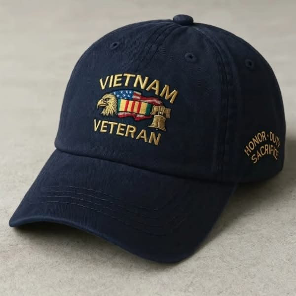 Eagle Vietnam Veteran Hat Honor Duty Sacrifice Proud Of Vietnam Veteran Cap Merch Gifts - Otakuforge