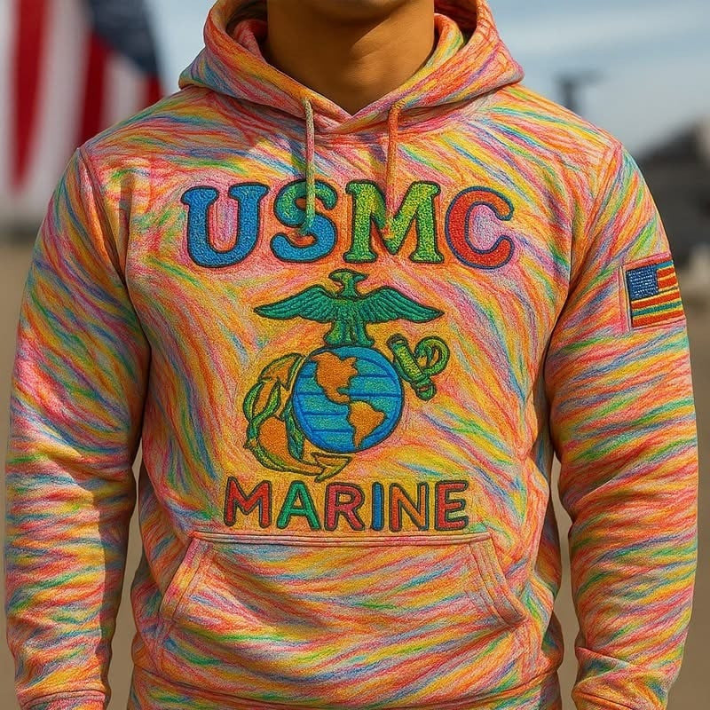 USMC Veteran Crayon Eaters 3D Print T-Shirt U.S Marine Corps Crayon Eaters Apparel - Otakuforge