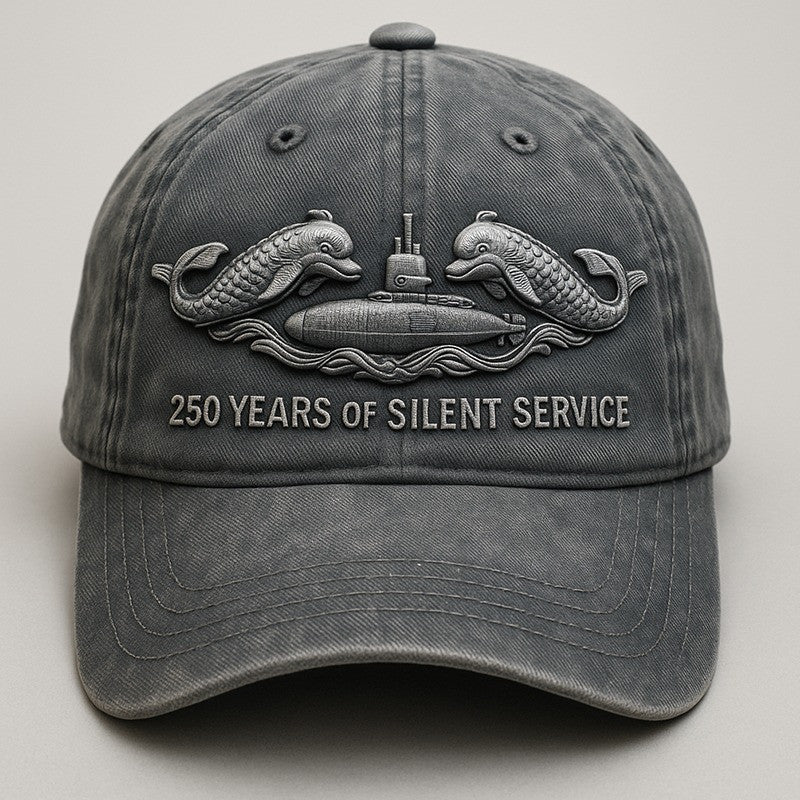 Submarine Warfare Insignia Hat US Navy Anniversary 250 Years Of Silence Service Gifts - Otakuforge