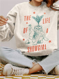 Cat TS12 Showgirl Merch Sweatshirt The Life Of A Showgirl Best Gifts For Swifties - Otakuforge