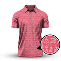The Grinch Christmas Golf Polo Shirt Grinch Figure Swinging Christmas Golf Shirt - Otakuforge