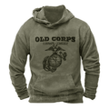 USMC Veteran Sweatshirt Old Corps Semper Fidelis Marine Corps Veterans Day Clothing - Otakuforge