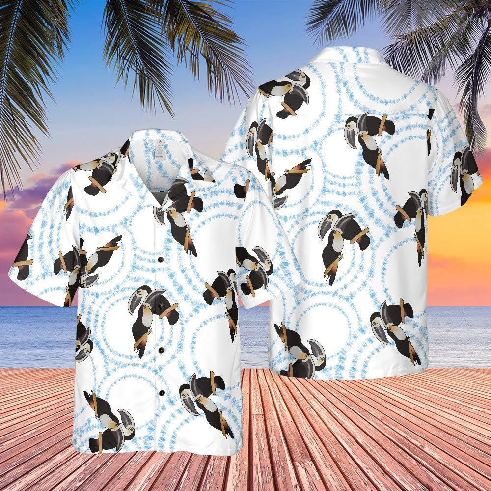Tyler Durden Toucan Bird Hawaiian Shirt Tyler Durden Aloha Shirt Fan Merch Gift Ideas - Otakuforge