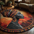 African Women Soulbound Roots Quilted Round Mat Tribal Style Circle Mat Gifts For Her - Otakuforge