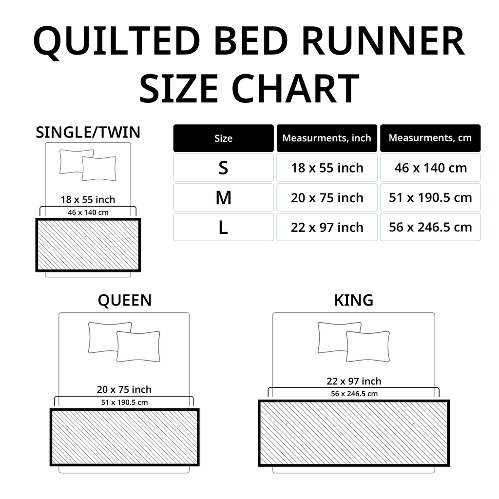 Frosty Pines Christmas Quilted Bed Runner Xmas Duvet Cover Gift Ideas For Wife - Otakuforge