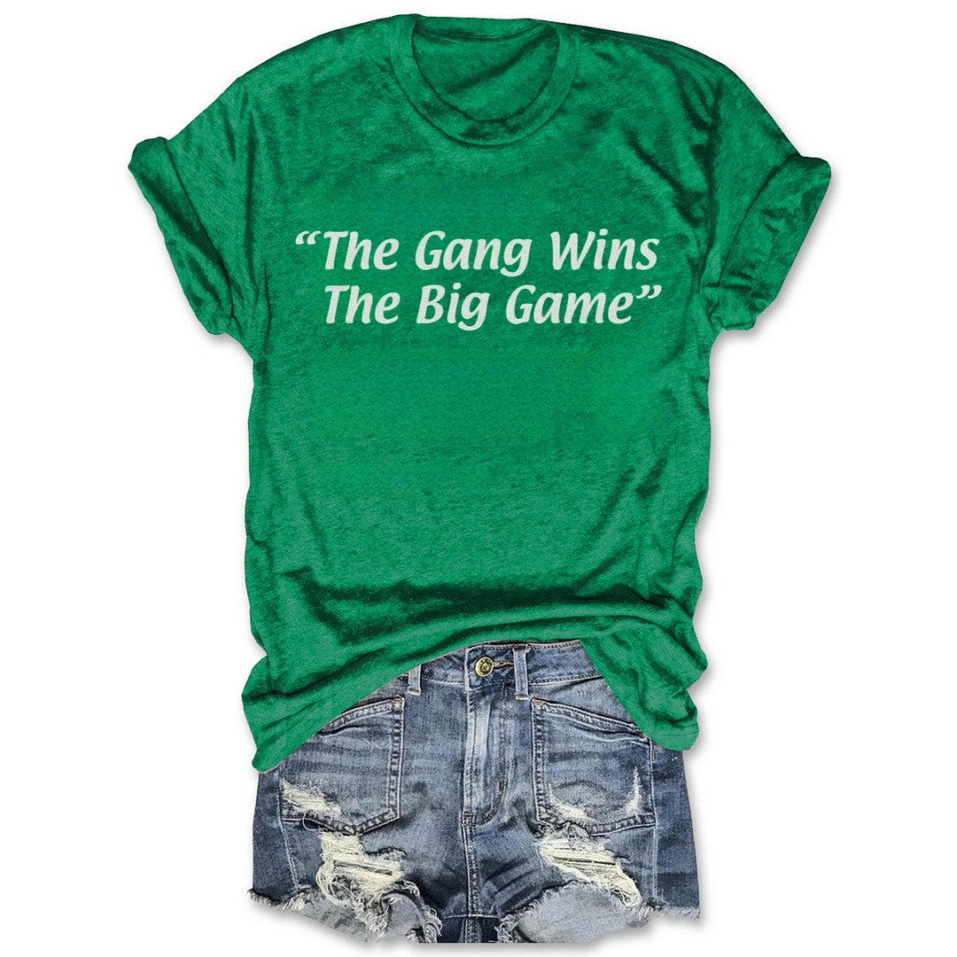 Philadelphia Eagles T-Shirt This Gang Wins The Big Game Eagles Football Merch Gifts For Fans - Otakuforge