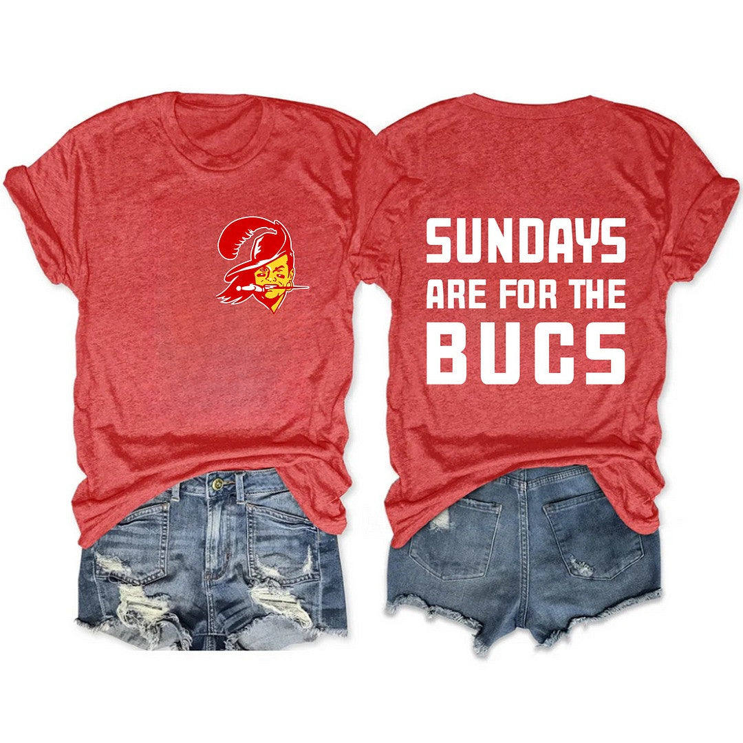 Tampa Bay Buccaneers T-Shirt Sundays Are For The Bucs Women's Tampa Bay Bucs Merch Fan Gifts - Otakuforge
