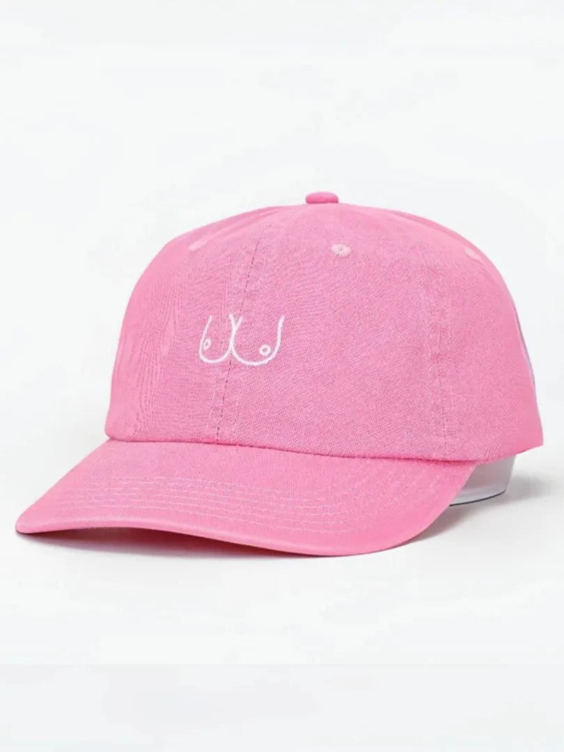 Breast Cancer Awareness Hat Pink Ribbon October Baseball Cap Breast Cancer Merch Gifts For Her - Otakuforge