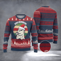 Boo Humbug Ghost Ugly Christmas Sweater Cute Santa Ghost Sweater Christmas Day Outfit Xmas Gift - Otakuforge