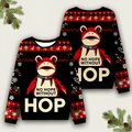 Frog Resist Christmas Ugly Sweater No Kings Clothing Antifa Shirt Xmas Gift For Her - Otakuforge