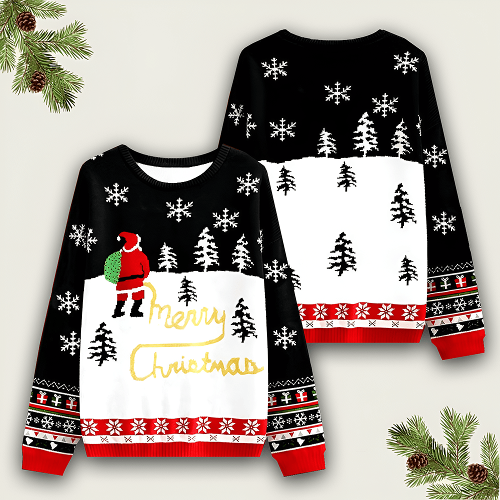 Merry Christmas Ugly Sweater Funny Christmas Clothing Xmas Merch Secret Santa Gifts - Otakuforge