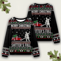Shitter's Full Christmas Ugly Sweater Unique Shirt Festivus Merch Best Xmas Gift For Her - Otakuforge