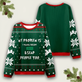 My Problem Is Ugly Sweater Faith Over Fear Shirt Jesus Apparel Christmas Gift Ideas - Otakuforge