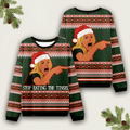 Stop Eating The Tinsel Ugly Sweater Funny Meme Xmas Clothing Christmas Apparel Gift Ideas - Otakuforge