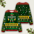 The Beer Lover Elf Christmas Ugly Sweater Funny Xmas Apparel Holiday Clothing Christmas Gifts - Otakuforge