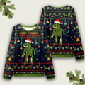 Frogmas Resist Ugly Christmas Sweater Antifa Clothing No Kings Merch Best Christmas Gift - Otakuforge