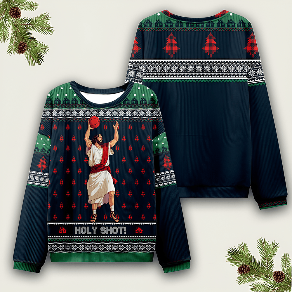 Jesus Is Rizzen Ugly Sweater God Is Good Shirt Faith Shirt Christmas Gift For Christian - Otakuforge