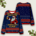 Santa Drinks Beer Ugly Christmas Sweater Funny Ugly Sweater Christmas Clothing Xmas Gift Ideas - Otakuforge