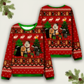 Dogs Gathering Ugly Sweater Cute Christmas Sweaters Xmas Clothing Gift For Pet Lovers - Otakuforge