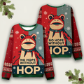Frog Resist Christmas Ugly Sweater Antifa Clothing No Kings Merch Xmas Gift For Her - Otakuforge