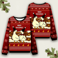 Merry Duckmas Ugly Christmas Sweater Funny Couples Xmas Merch Christmas Gift Ideas - Otakuforge