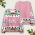 Be Salty Stay Lit Ugly Christmas Sweater Bible Verse Clothing Christmas Party Outfit Gifts - Otakuforge