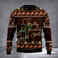 Merry Christmas Yall Ugly Christmas Sweater Western Style Sweater Holiday Clothing Xmas Gifts - Otakuforge