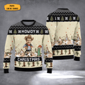 Personalized Photo Howdy Christmas Ugly Christmas Sweater Western Christmas Clothing Xmas Gifts - Otakuforge