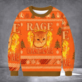 Cat Rage Consumes Me Ugly Christmas Sweater Meme Clothing Christmas Apparel Gifts For Pet Owner - Otakuforge