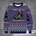Cat I'm An Indoor Cat Ugly Christmas Sweater Cute Winter Apparel Xmas Day Outfits Gifts - Otakuforge