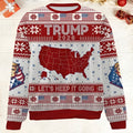 Trump 2028 Let's Keep Going Ugly Christmas Sweater MAGA Clothing Trump Support Gifts - Otakuforge