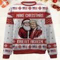 Trump Make Christmas Great Again Ugly Christmas Sweater Santa Favorite President Sweater Gifts - Otakuforge