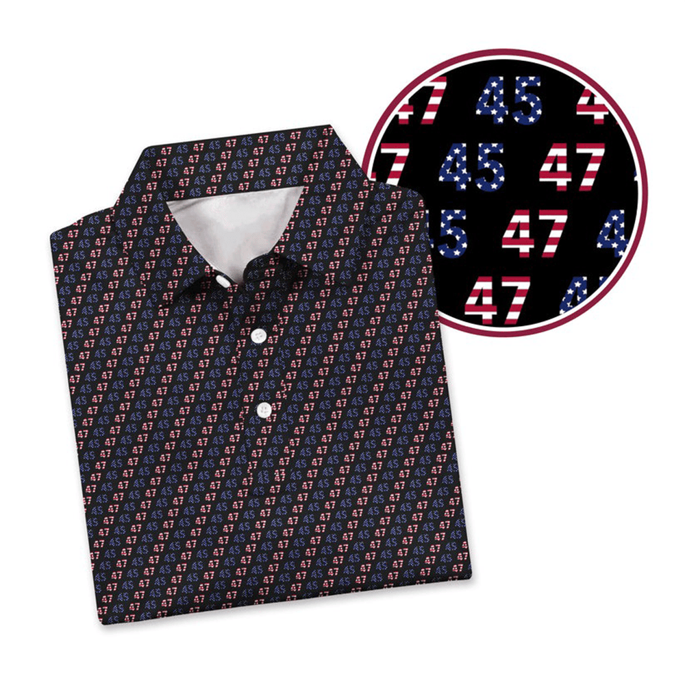 Donald Trump 4547 Polo Shirt 4547 Merch Donald Trump Apparel Patriotic Clothing Gifts - Otakuforge