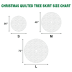 Highland Cow Calf Quilted Tree Skirt Christmas Home Decor Ideas Gift For Cow Lover - Otakuforge