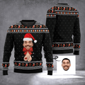 Personalized Photo Jingle Balls Ugly Christmas Sweater Adult Humor Christmas Sweater Xmas Gifts - Otakuforge