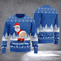 Santa Farter Ugly Christmas Sweater Funny Xmas Outfits Winter Apparel Christmas Gifts For Him - Otakuforge