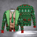 Body Realistic Ugly Christmas Sweater Christmas Vacation Apparel Xmas Gifts For Boyfriend - Otakuforge