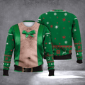 Body Realistic Ugly Christmas Sweater Hilarious Cold Weather Clothes Christmas Gifts For Dad - Otakuforge