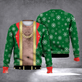 Hairy Belly Realistic Ugly Christmas Sweater Xmas Clothing Christmas Gift Ideas For Him - Otakuforge