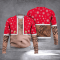 Hairy Belly Short Jacket Ugly Christmas Sweater Funny Xmas Merch Gifts For Husband - Otakuforge