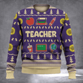 Teacher Life Ugly Christmas Sweater Winter Clothing Holiday Apparel Xmas Gifts For Teacher - Otakuforge
