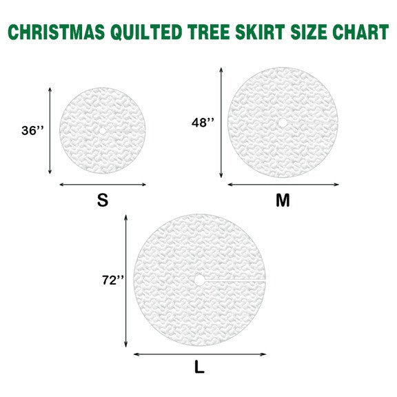 Nordic Gnome Quilted Tree Skirt Holiday Indoor Decor Christmas Tree Surround Gifts Idea - Otakuforge